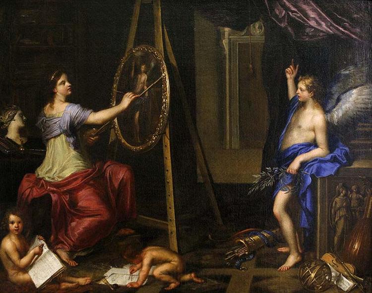 Charles Alphonse du Fresnoy Allegory of Painting, Musee des Beaux Arts, Dijon Spain oil painting art